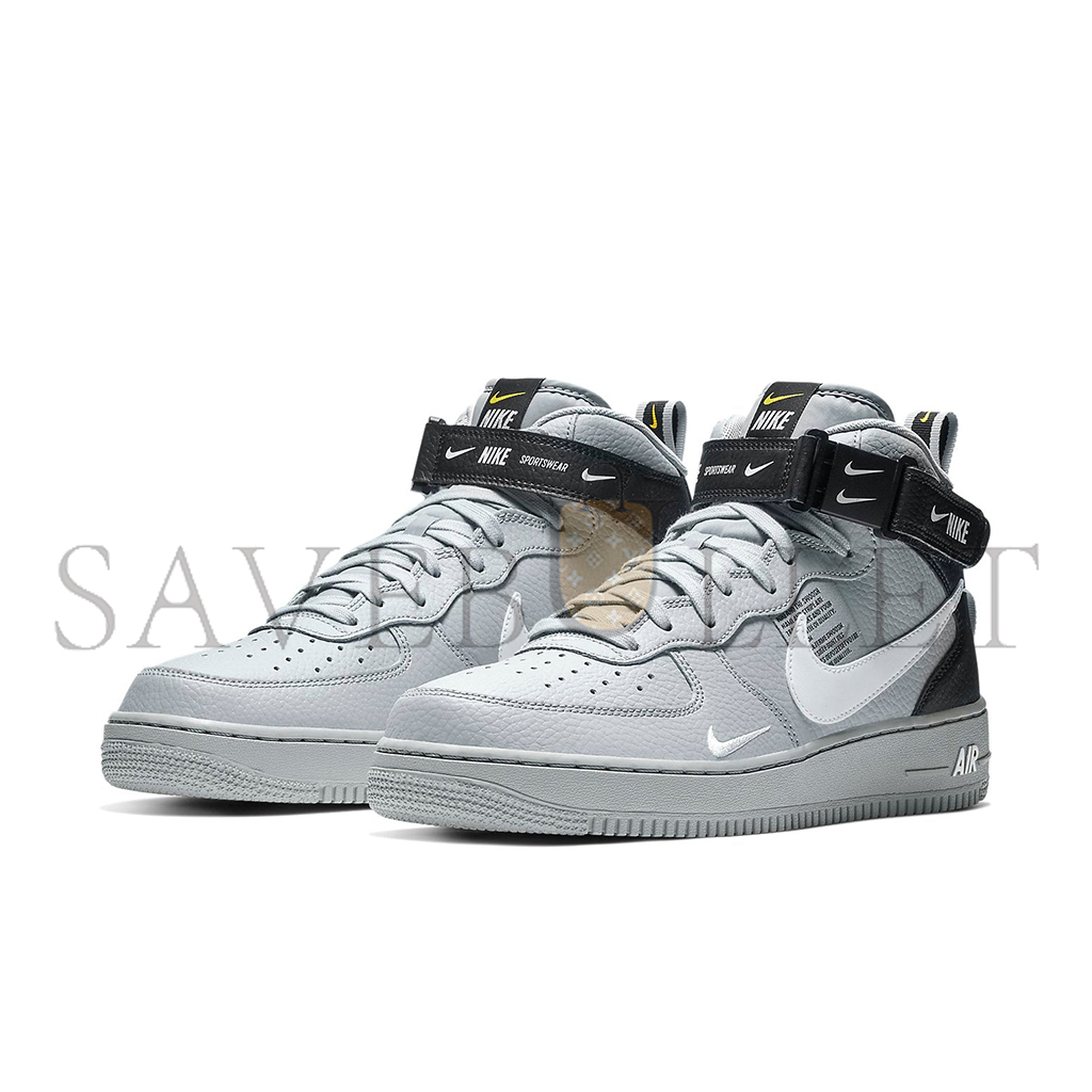 NIKE AIR FORCE 1 MID UTILITY WOLF GREY BLACK 804609-006